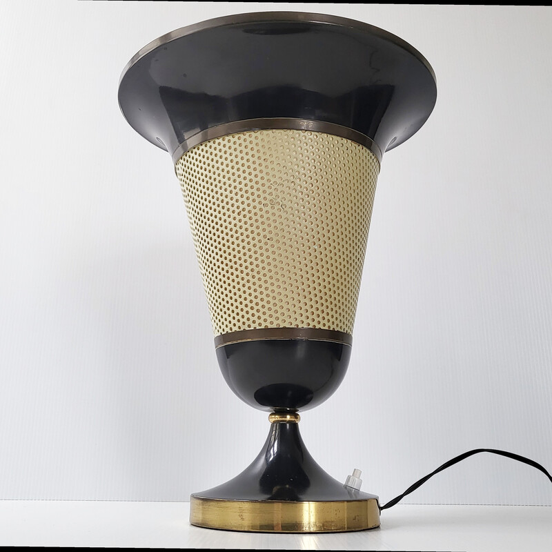 Lampada da tavolo vintage a urna, 1950