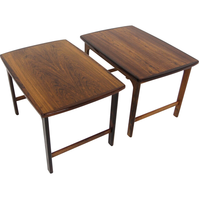 Pair of vintage rosewood night stands, Sweden 1960