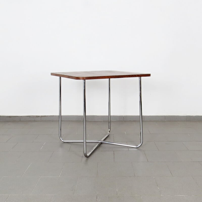 Vintage tubular dining table by Vichr a spol