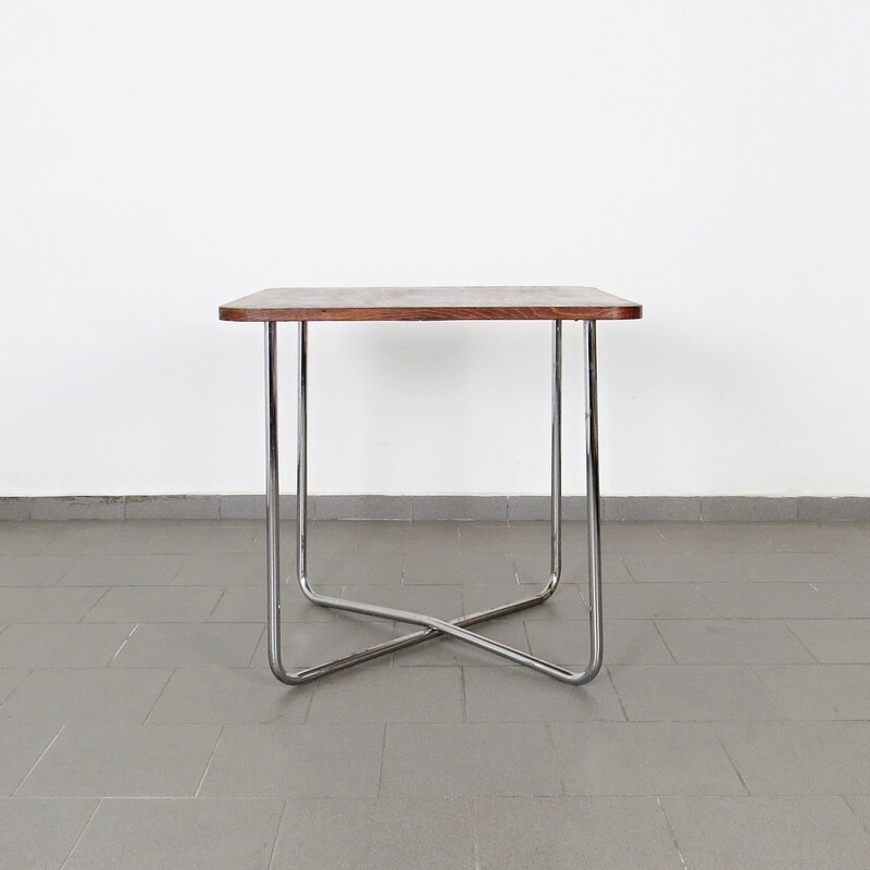 Vintage tubular dining table by Vichr a spol