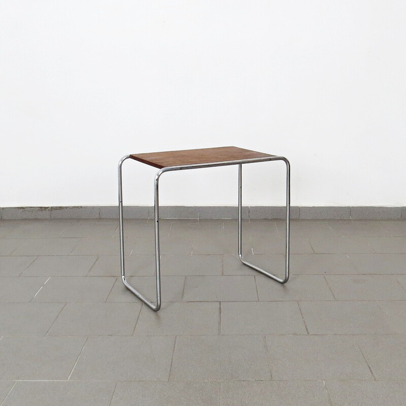 Vintage tubular side table by Marcel Breuer