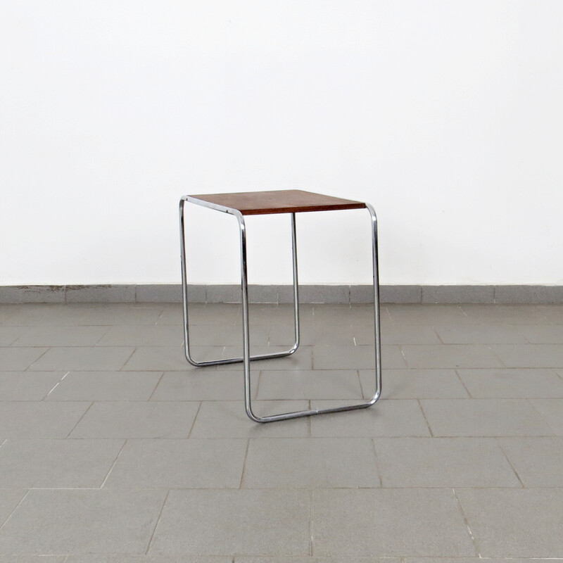 Vintage tubular side table by Marcel Breuer