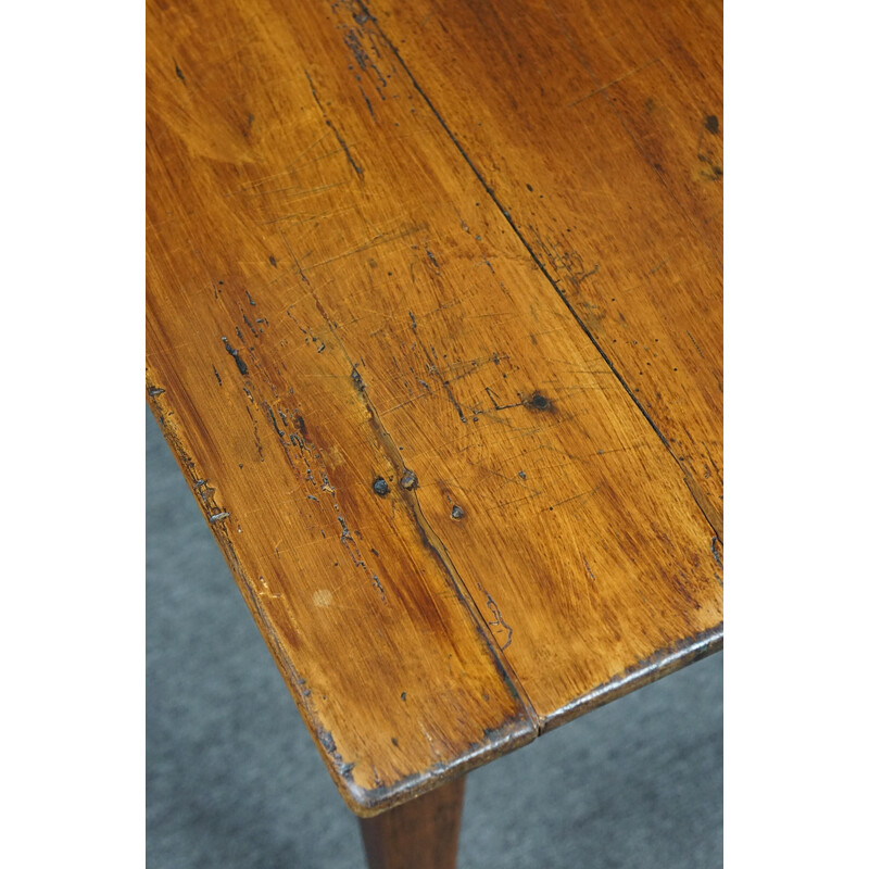 Table vintage en bois, France 1860