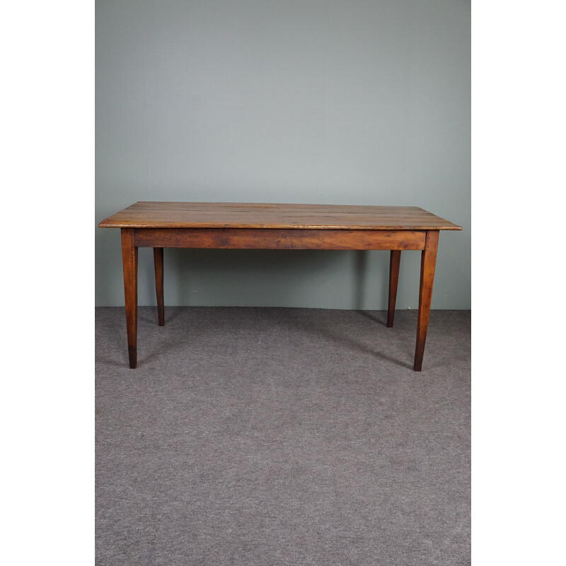 Mesa de comedor vintage de madera, Francia años 1860