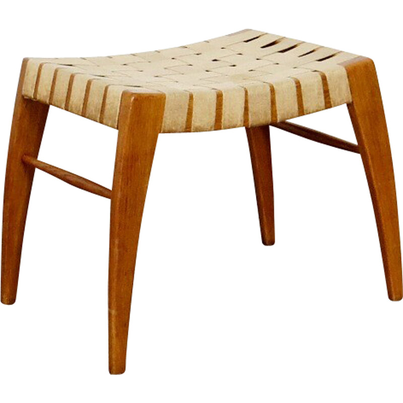 Tabouret vintage de Jan Vaněk pour Krásná jizba