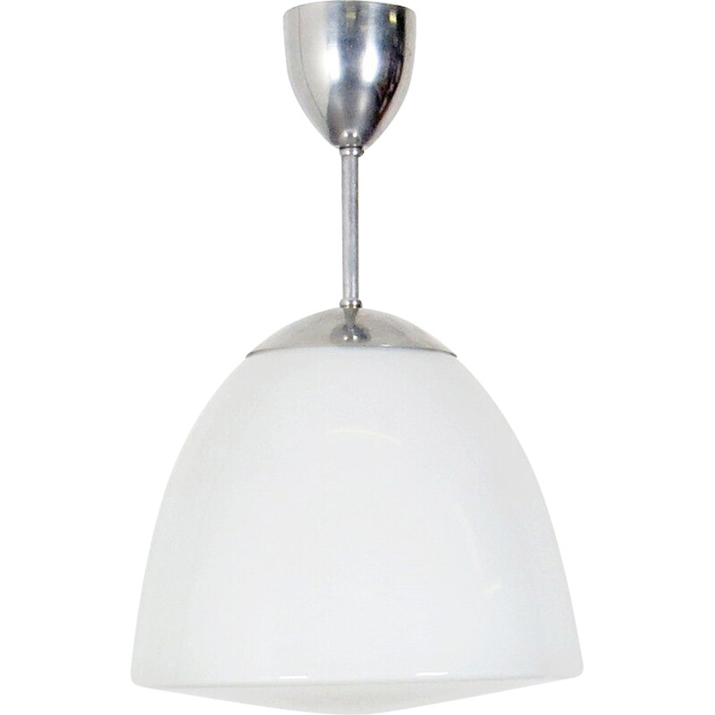 Vintage chrome pendant lamp