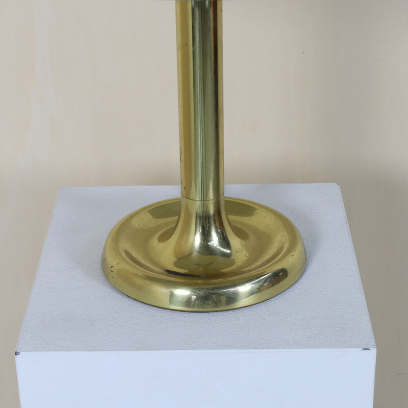 Vintage table lamp in brass and metal by Egon Hillebrand for Hillebrand, Germany 1970s