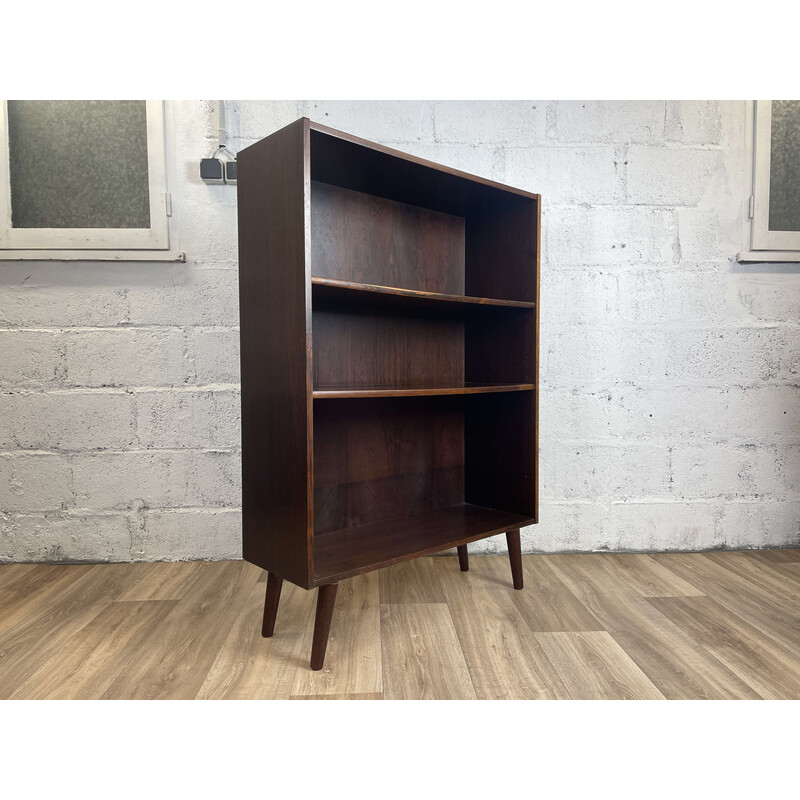 Scandinavian vintage rosewood bookcase by Niels J. Thorso for Westergaards Mobelfabrik, 1960