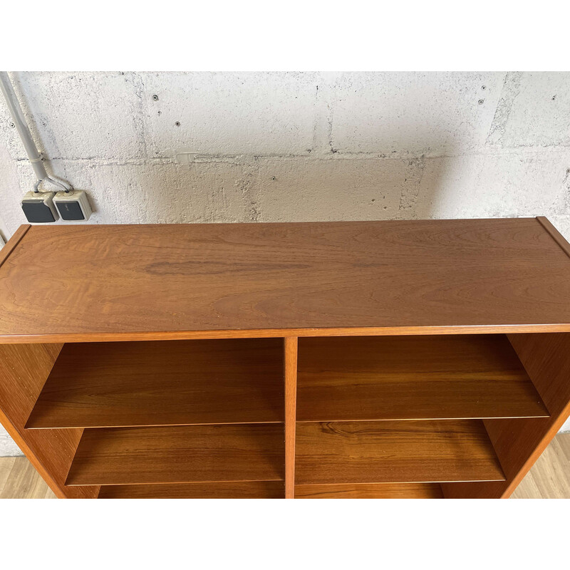 Scandinavian vintage teak bookcase by Poul Hundevad, Denmark 1960