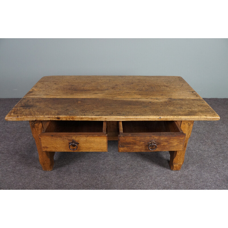 Vintage coffee table with 2 drawers, Spain