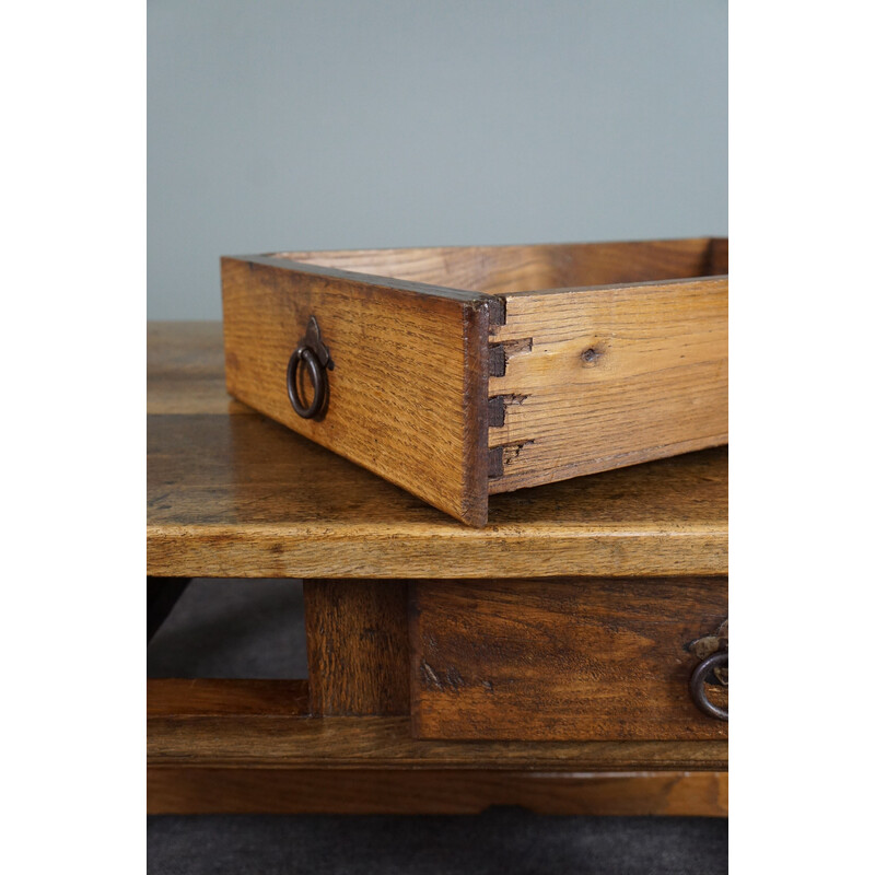 Vintage coffee table with 2 drawers, Spain