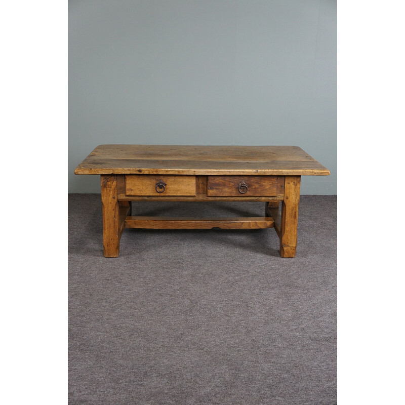 Vintage coffee table with 2 drawers, Spain