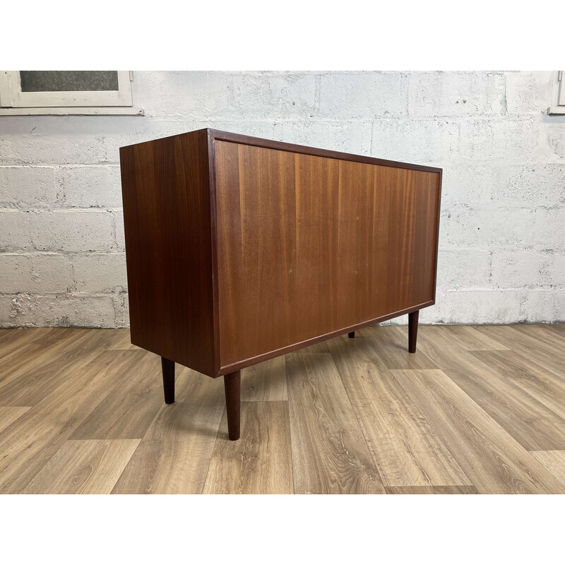 Scandinavian vintage rosewood highboard by Omann Jun, 1960