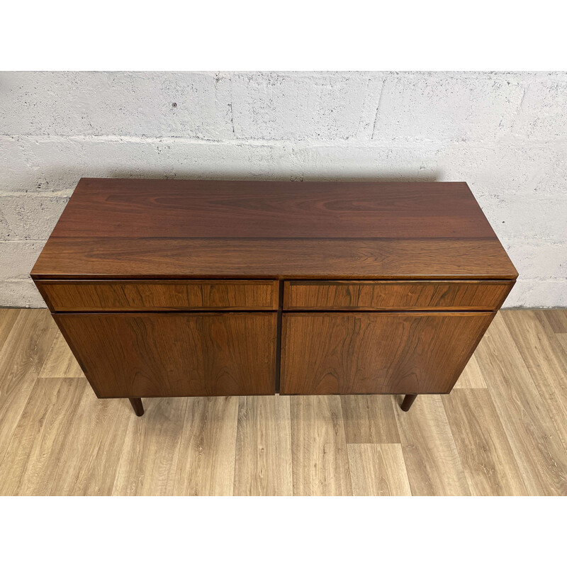 Scandinavian vintage rosewood highboard by Omann Jun, 1960