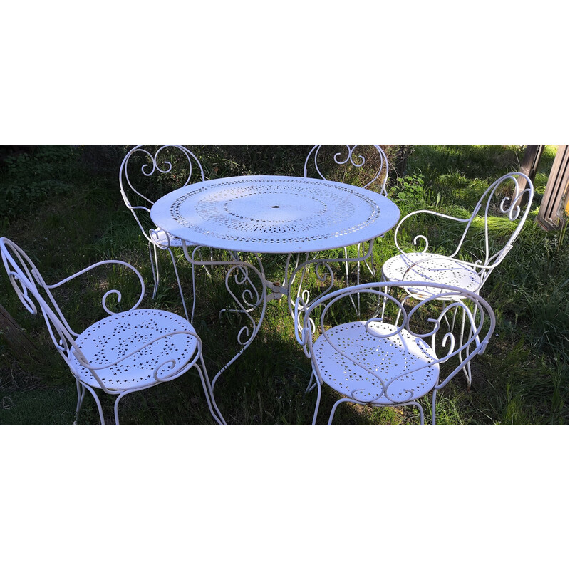 Vintage wrought iron garden furniture