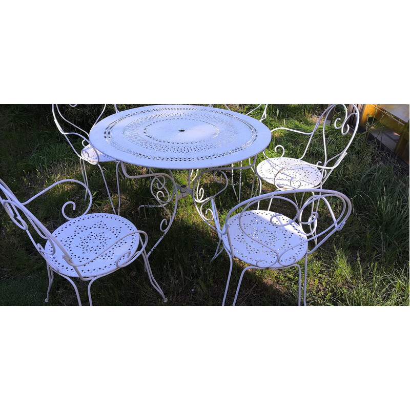 Vintage wrought iron garden furniture