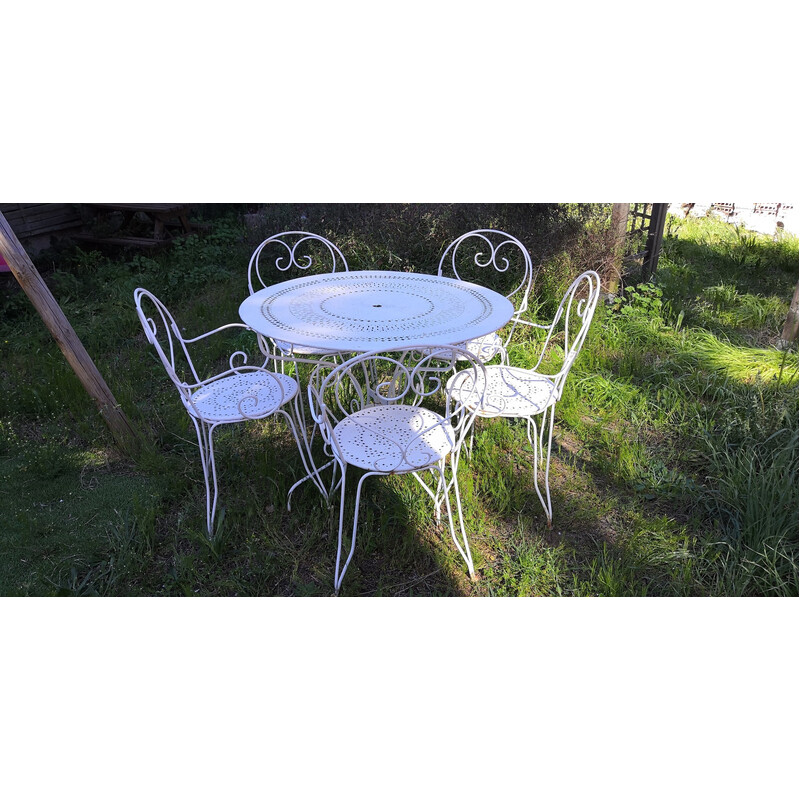 Vintage wrought iron garden furniture