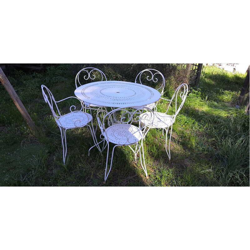 Vintage wrought iron garden furniture