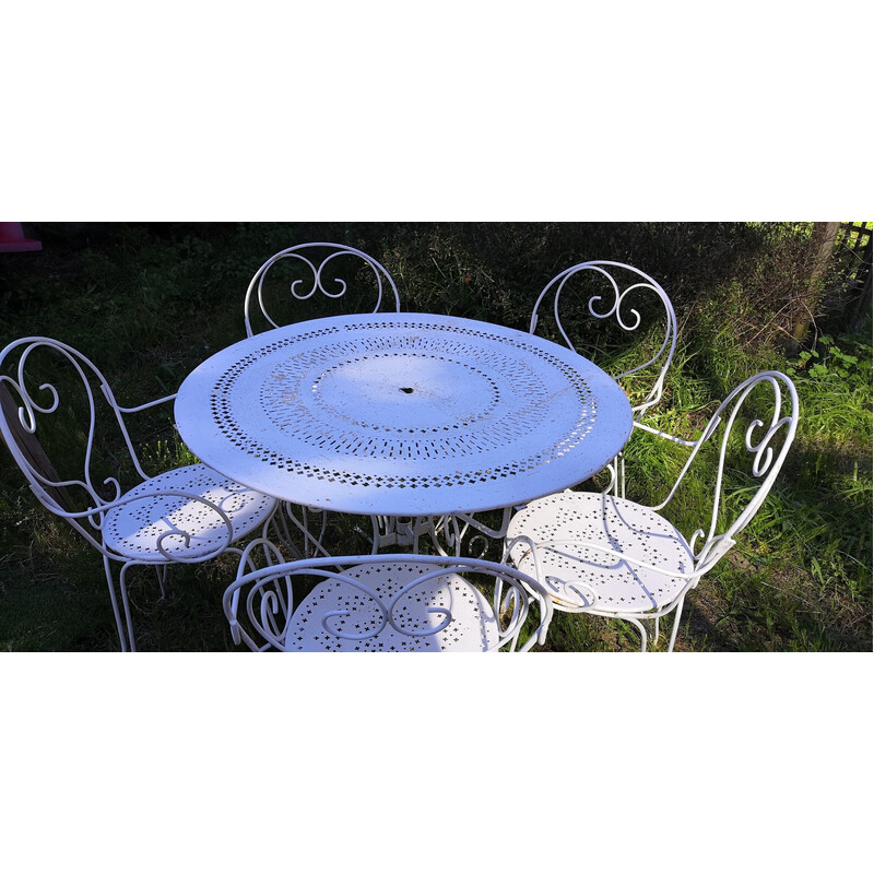 Vintage wrought iron garden furniture