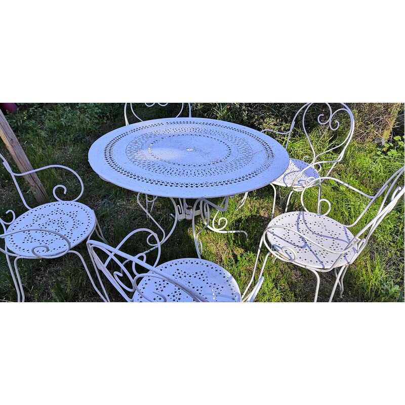 Vintage wrought iron garden furniture