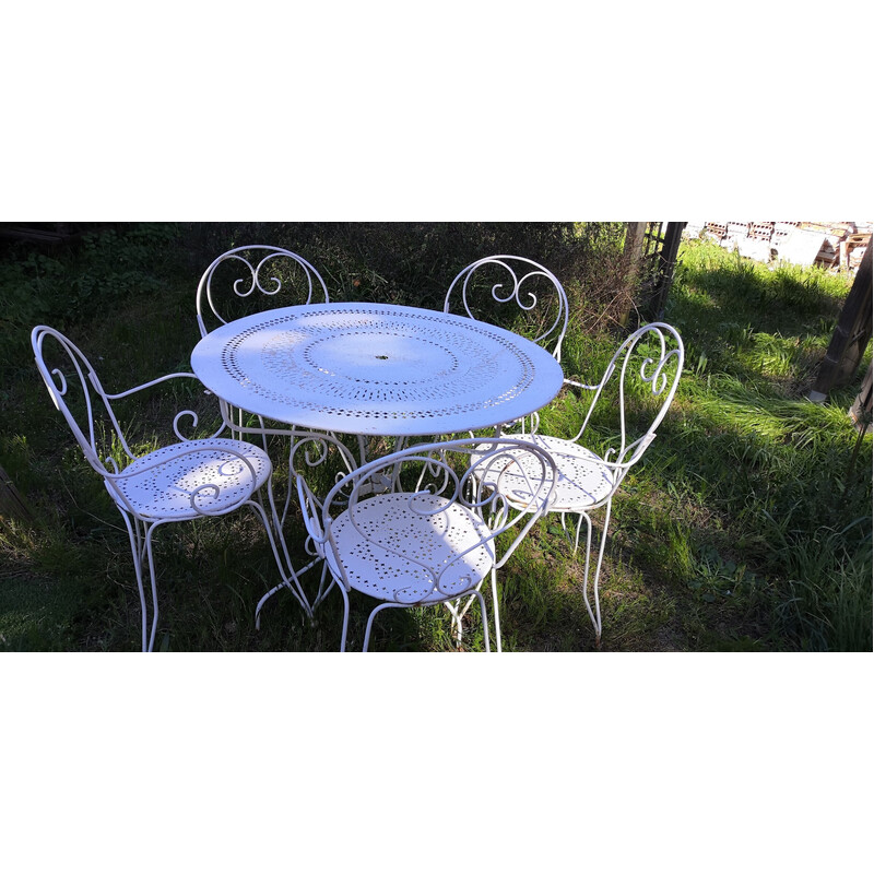 Vintage wrought iron garden furniture