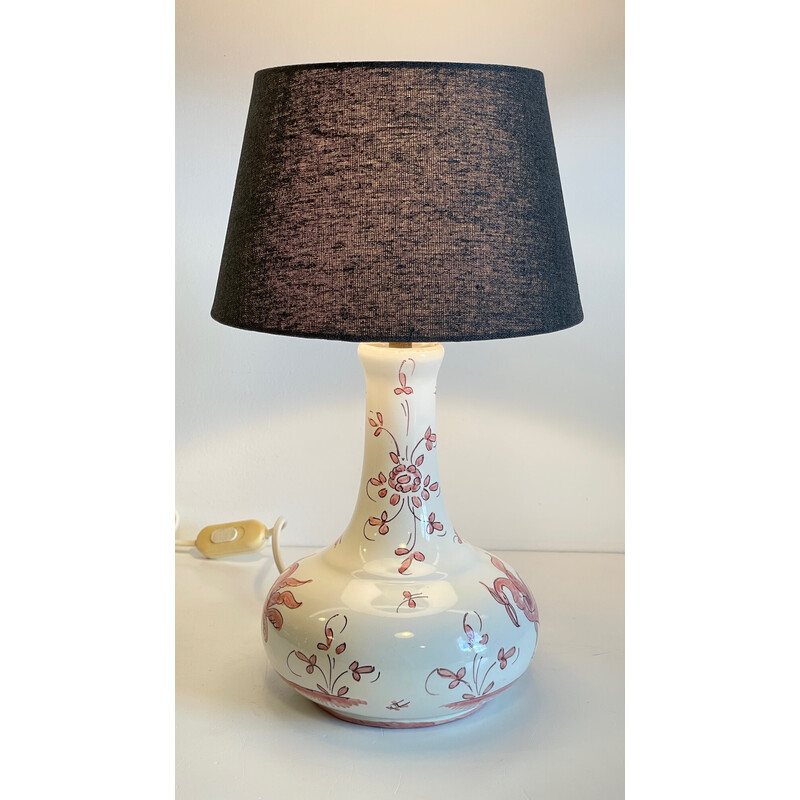 Vintage-Lampe aus Keramik von Faïencerie du Matet, Frankreich 1980