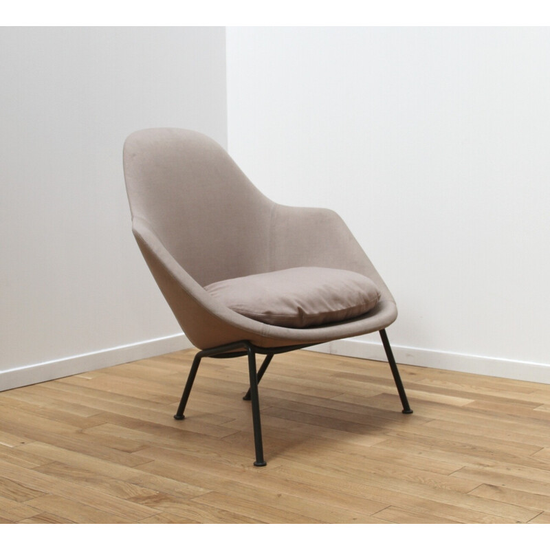 Vintage fauteuil in beige stof "Dot" van Patrick Norguet voor Tacchini