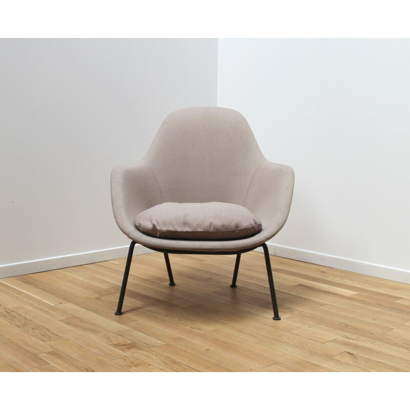 Vintage armchair in beige fabric "Dot" by Patrick Norguet for Tacchini