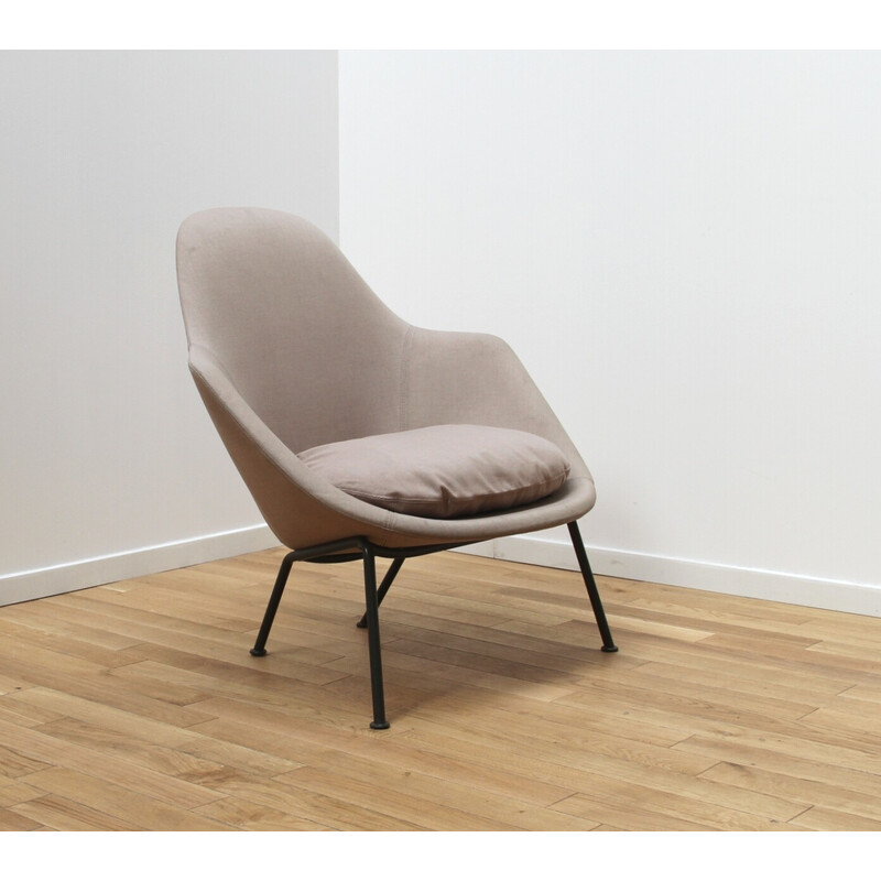Vintage-Sessel aus beigem Stoff "Dot" von Patrick Norguet für Tacchini