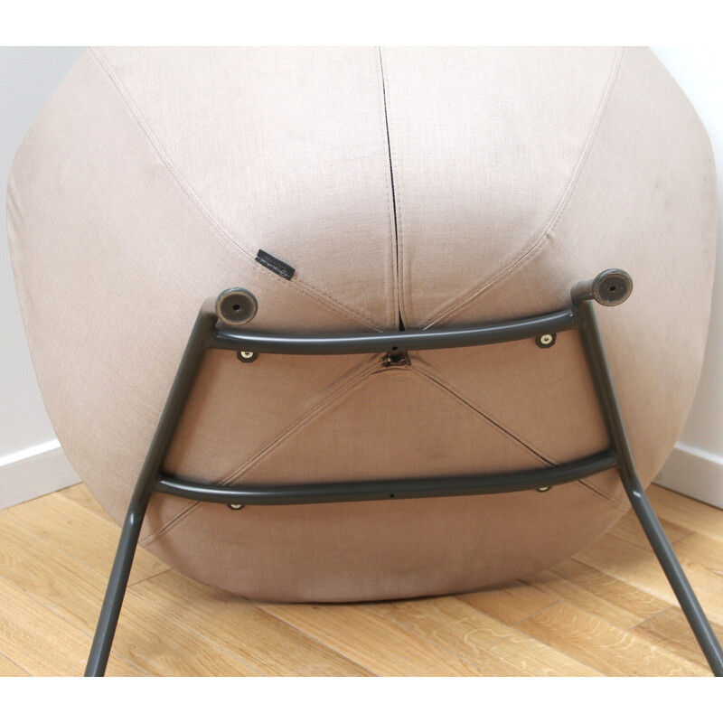 Vintage fauteuil in beige stof "Dot" van Patrick Norguet voor Tacchini