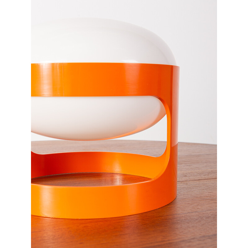 Vintage Kd27 table lamp in orange by Joe Colombo for Kartell, Italy 1970