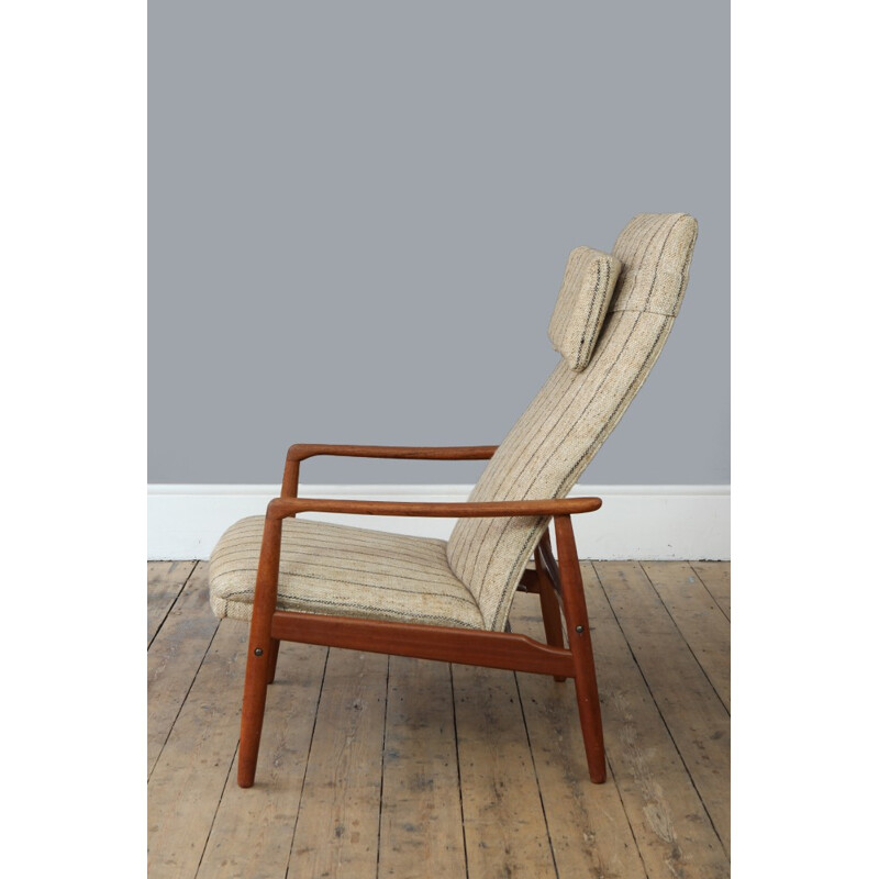 High back armchair by Alf Svensson for Dux - 1960s