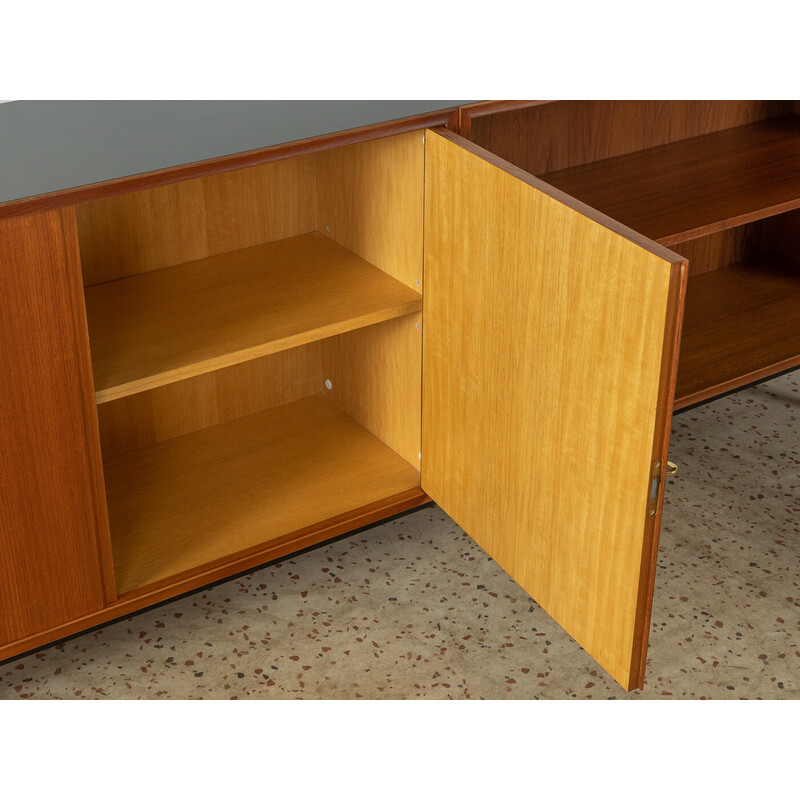 Credenza d'epoca in impiallacciatura di teak per Heinrich Riestenpatt, Germania 1960