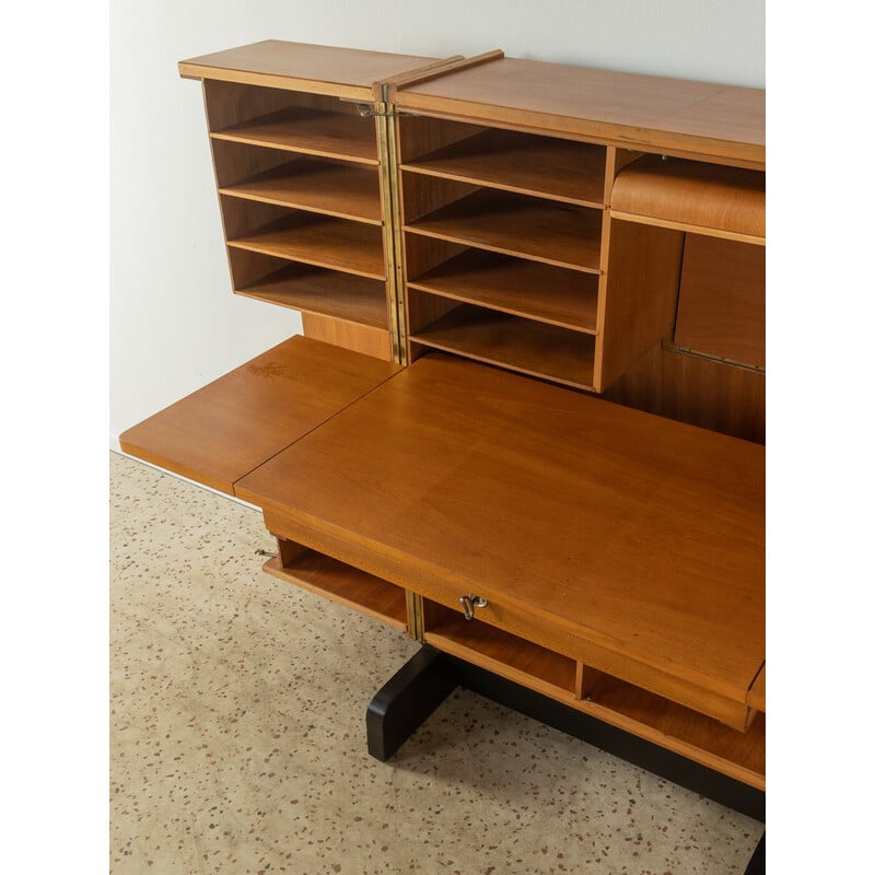 Vintage Hausbüro elm secretary for Stranghöner, Germany 1950