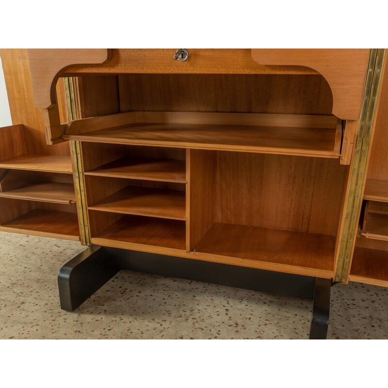 Vintage Hausbüro elm secretary for Stranghöner, Germany 1950