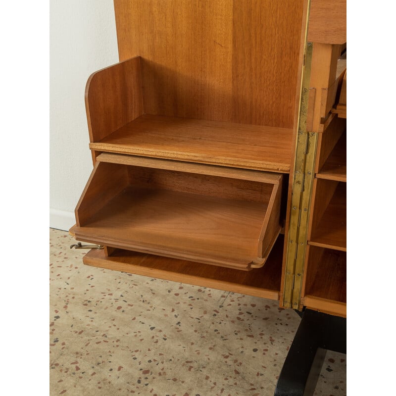 Vintage Hausbüro elm secretary for Stranghöner, Germany 1950