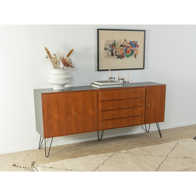 Vintage teak veneer sideboard for Oldenburger Möbelwerkstätten, Germany 1950