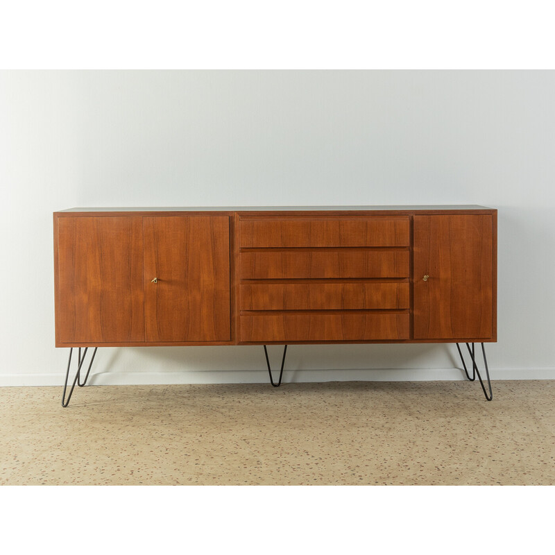 Credenza vintage in impiallacciatura di teak per Oldenburger Möbelwerkstätten, Germania 1950