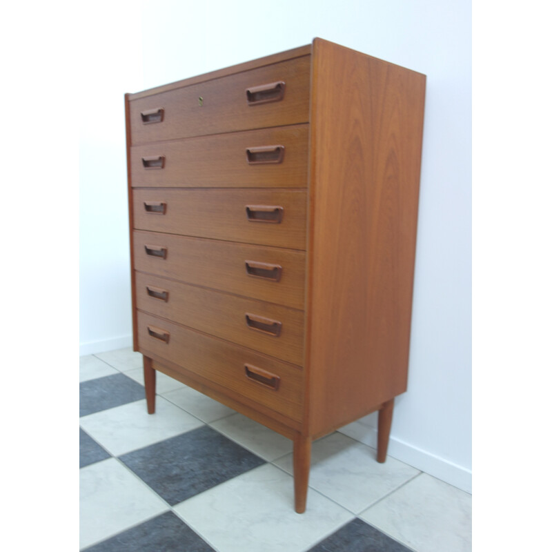 Danish teak chest of drawers - 1960s