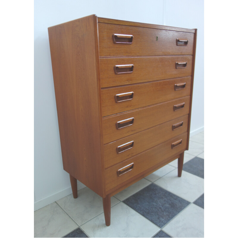 Danish teak chest of drawers - 1960s