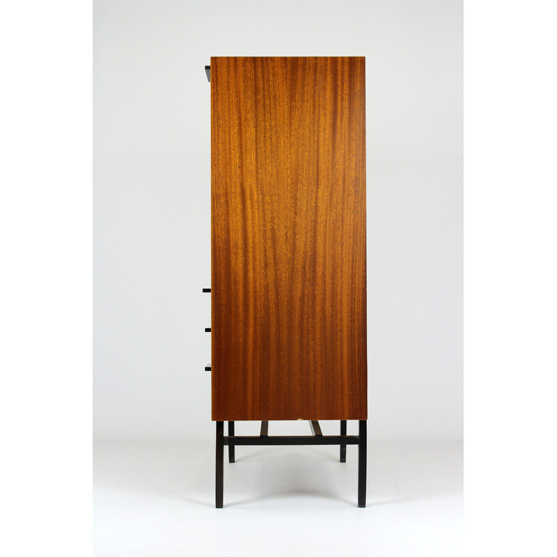 Vintage secretary in mahogany by Up Zavody, Czechoslovakia 1969