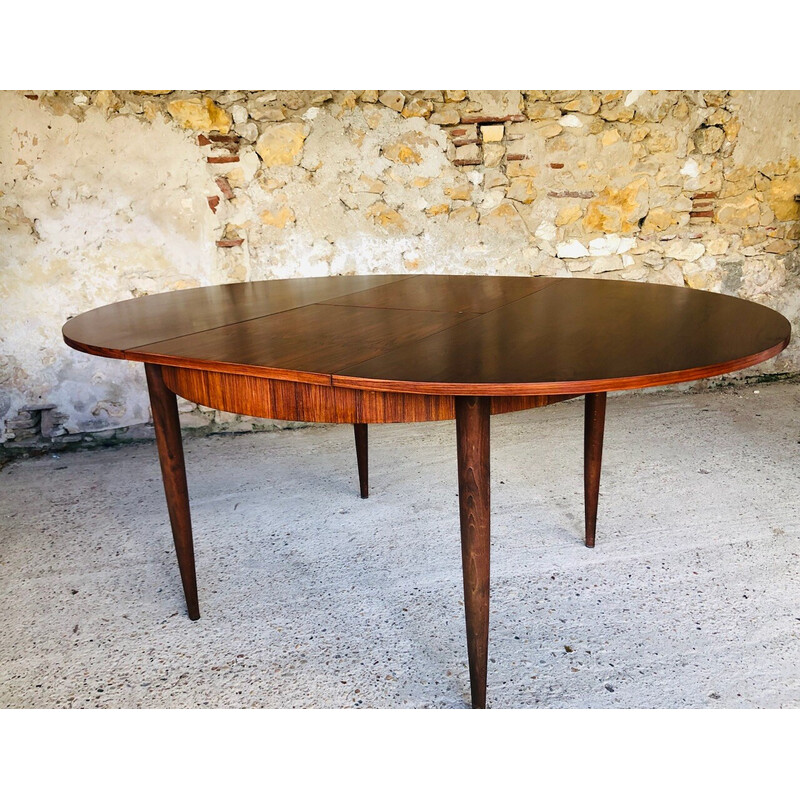 Vintage rosewood extensible table, 1960