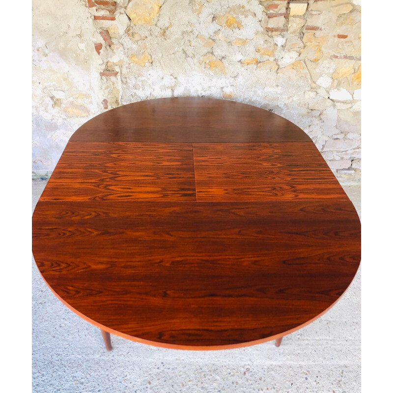 Vintage rosewood extensible table, 1960