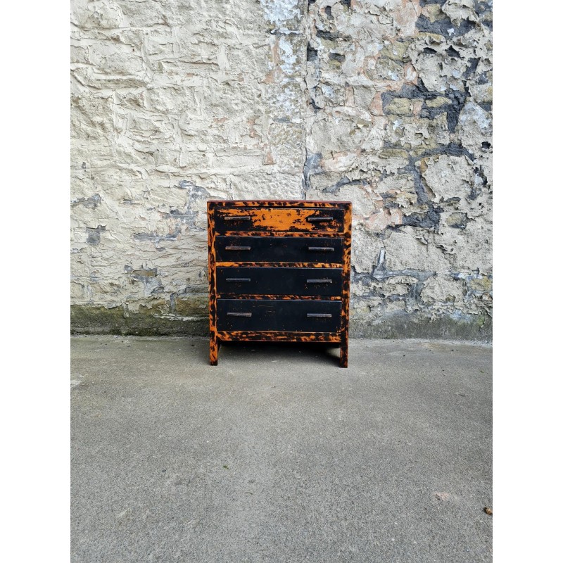 Commode vintage en bois de chêne