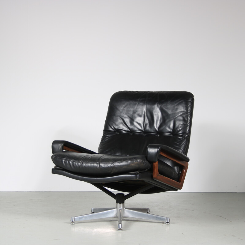 Vintage “King” armchair by André Vandenbeuck for Strässle, Switzerland 1960