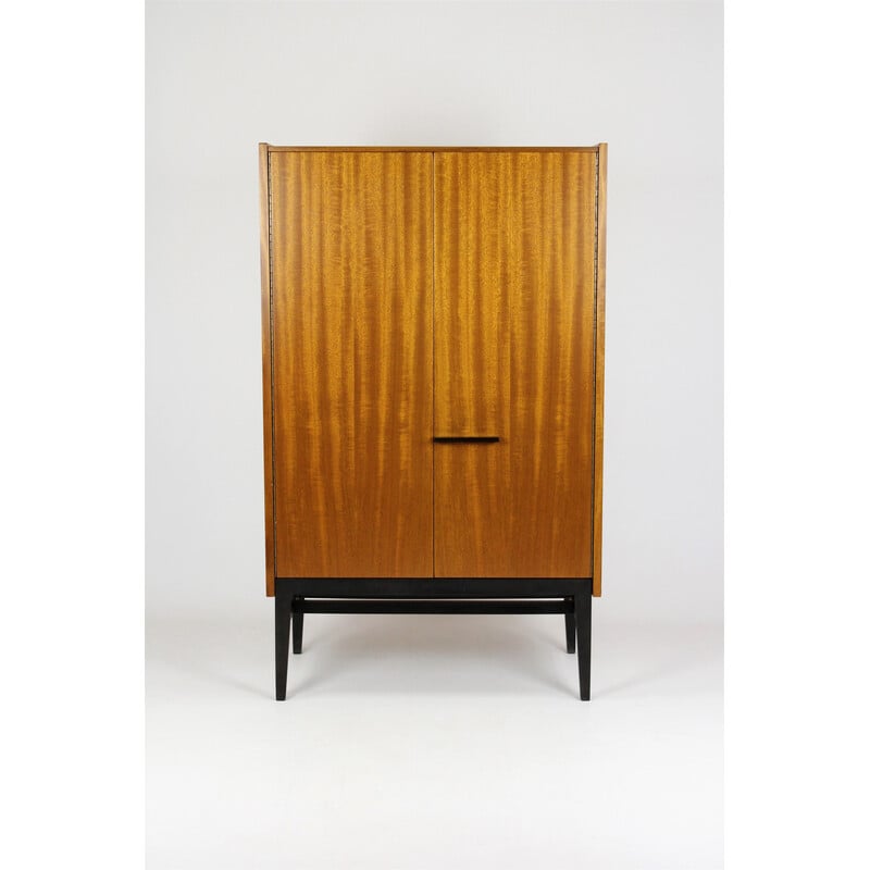 Vintage mahogany cabinet by Up Zavody, Czechoslovakia 1969