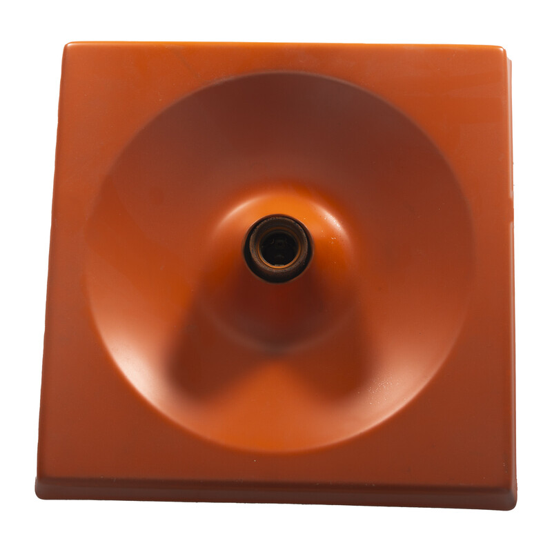 Vintage orange "Schönbuch" wall lamp