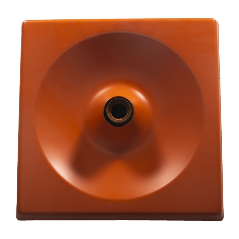 Vintage orange "Schönbuch" wall lamp