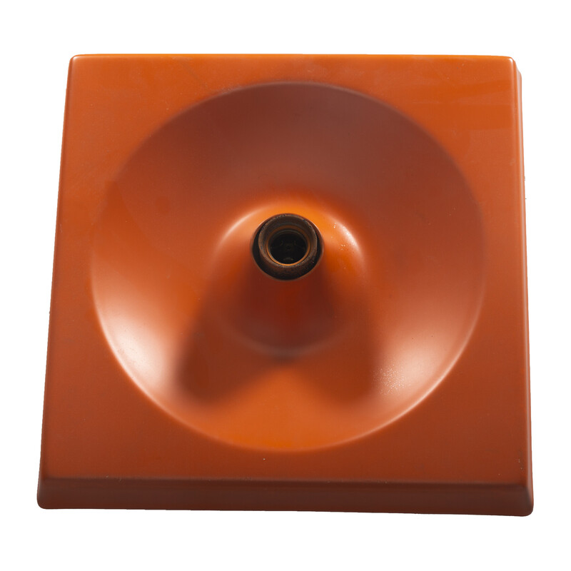 Vintage orange "Schönbuch" wall lamp