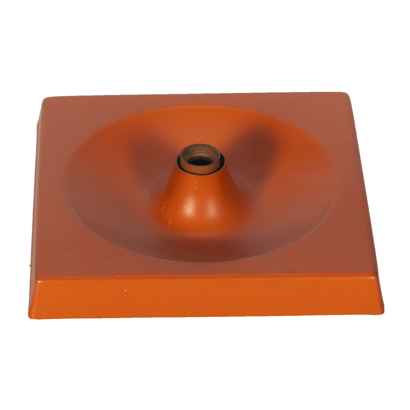 Vintage orange "Schönbuch" wall lamp